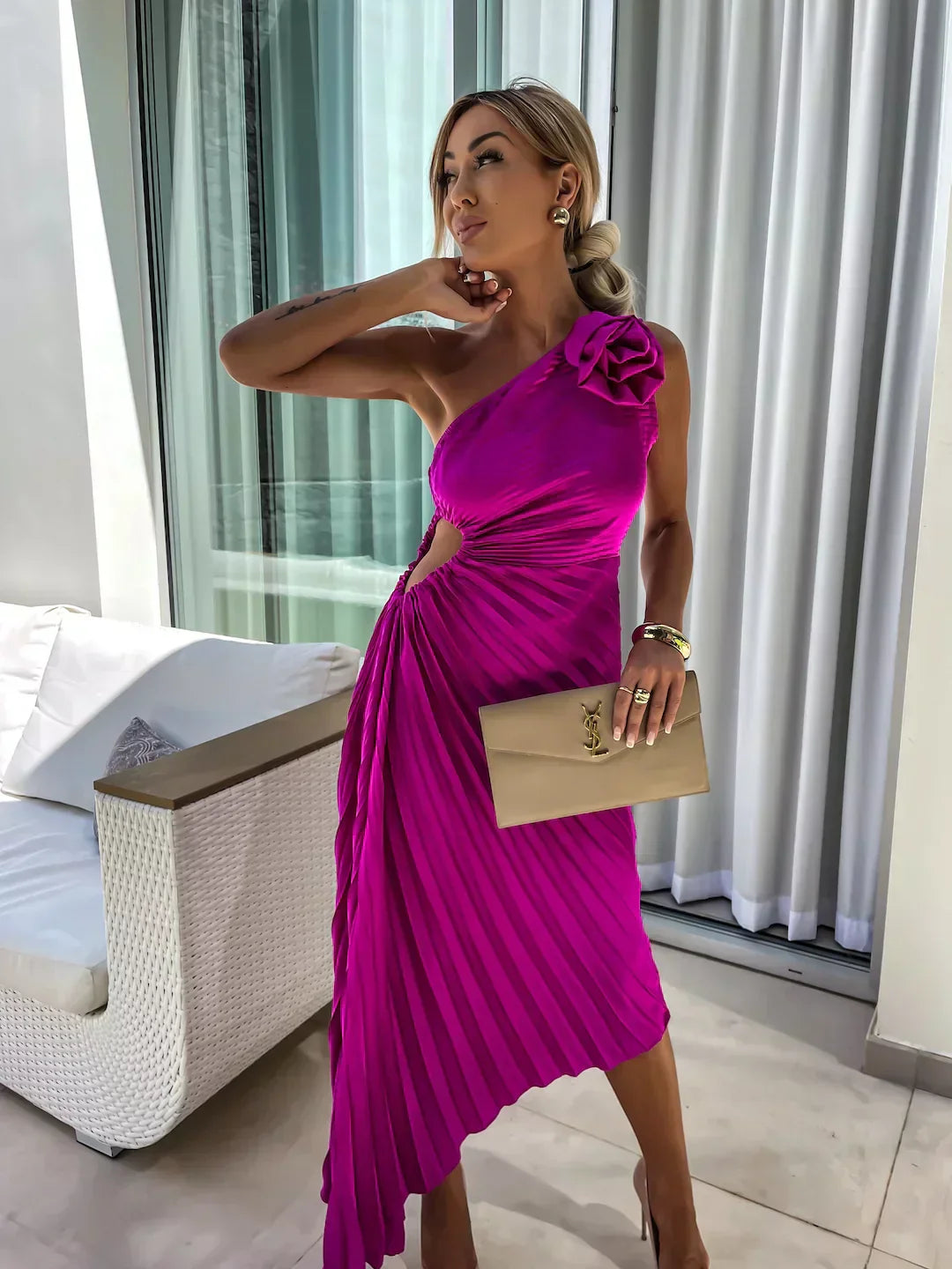 Mayfair™ | Lizbeth - Kleid mit Blumen Schultern