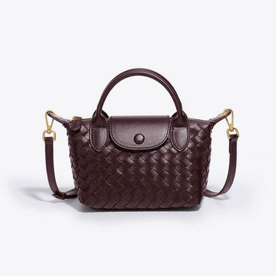 Geflochtene Mini-Tasche Damen – Kompakte Crossbody Bag mit Schulterriemen