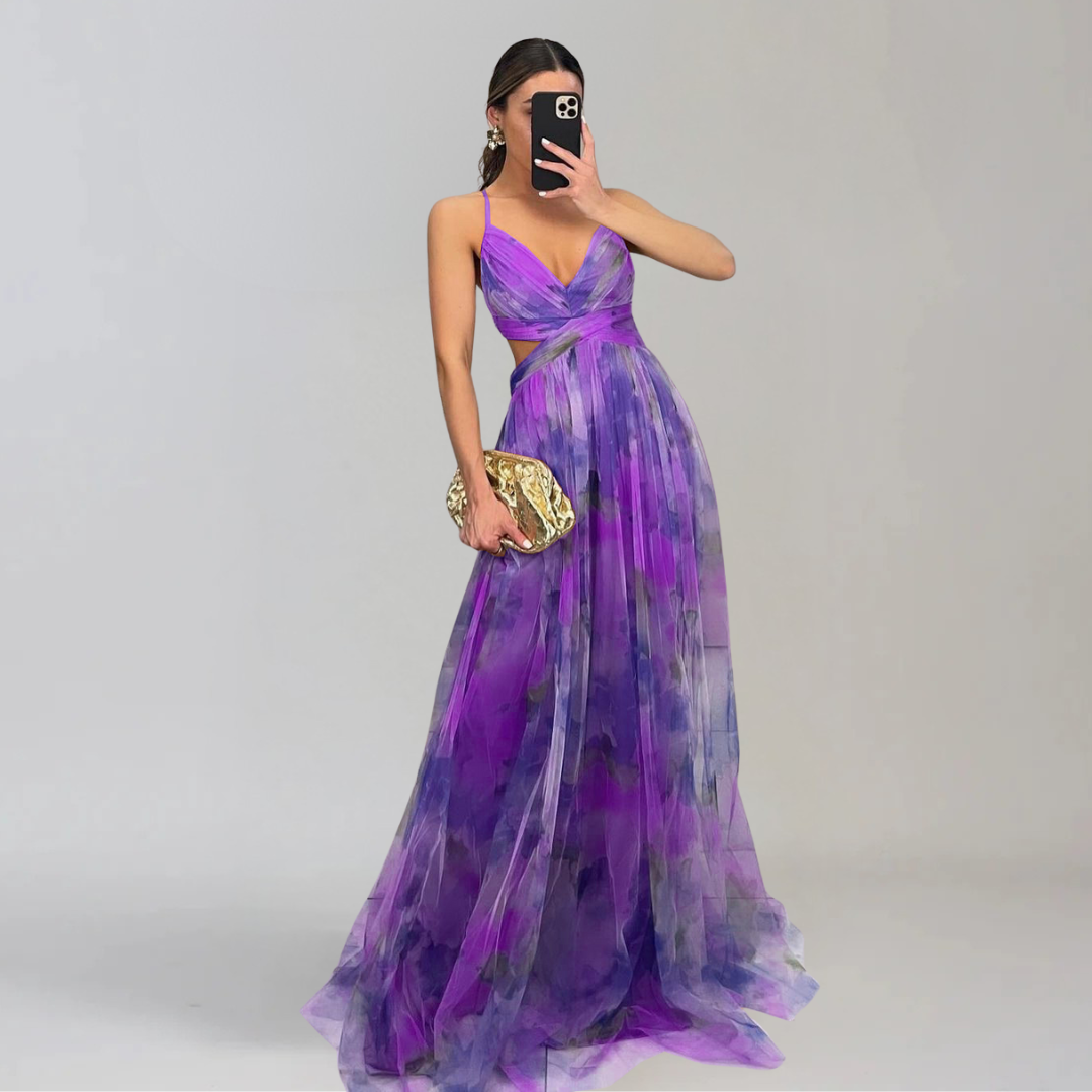 GIADA  | Leichtes Kleid mit floralem Muster