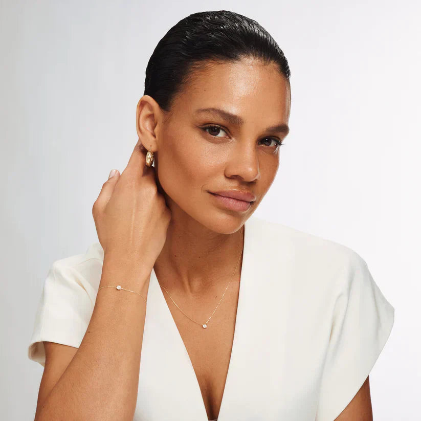 Cléa Moissanit-Stein-Armband | Gold