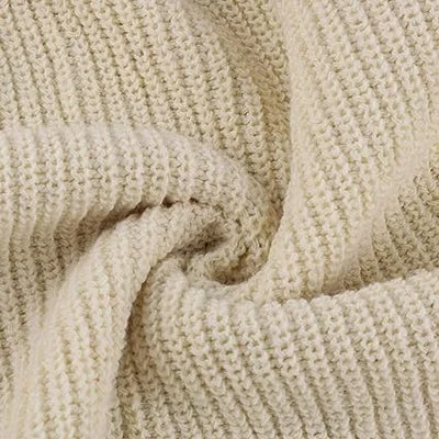 Damen Strickkleid mit Rollkragen und Oversize Passform