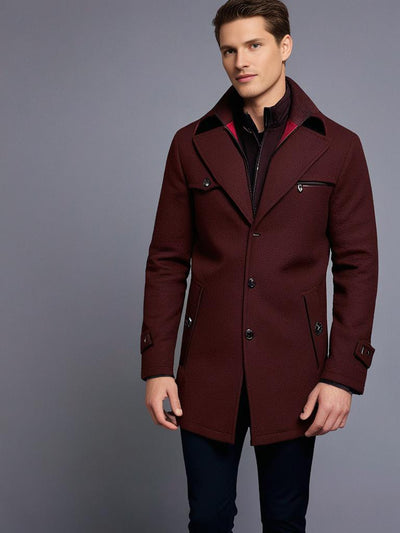 Wasserdichter Wintermantel für Geschäftsleute