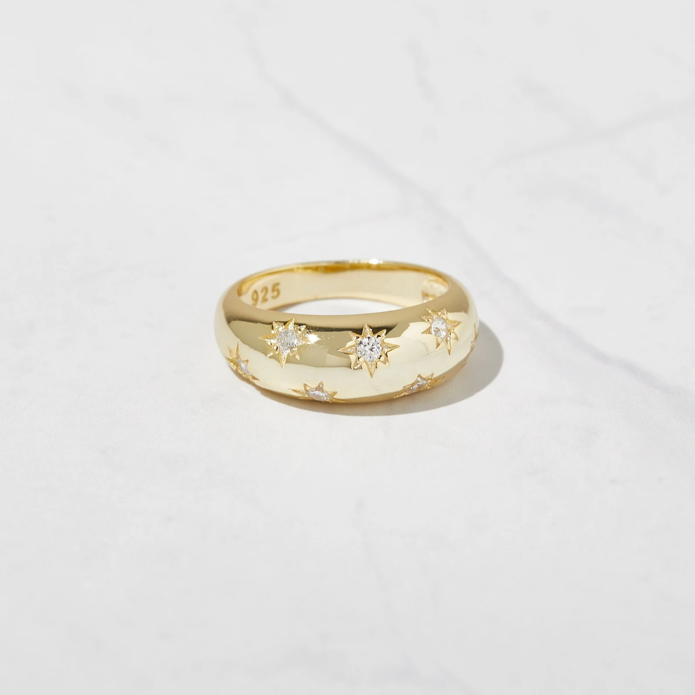 Vintage Gold Stern Glanz Ring