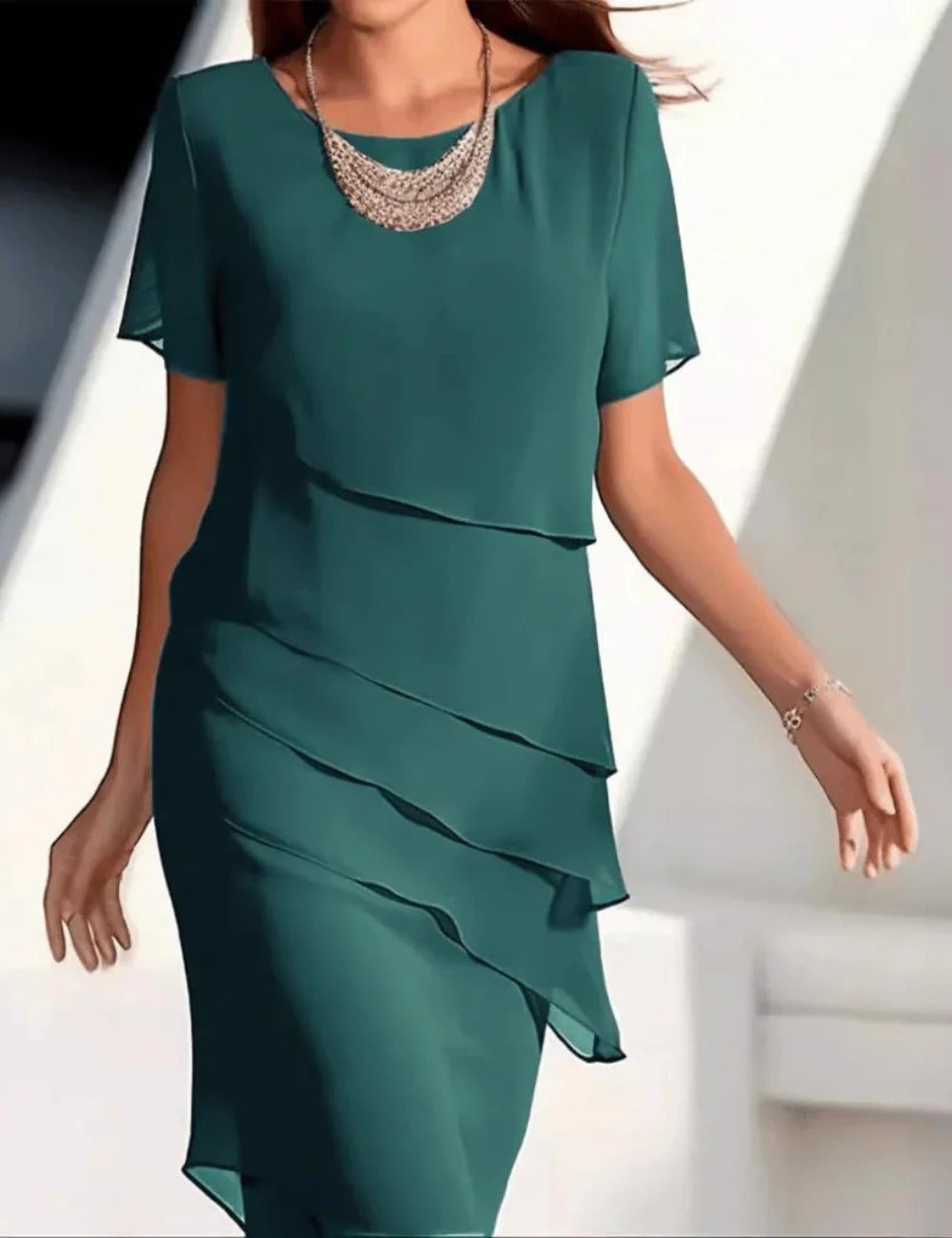 Elegantes Lagenkleid für Damen | Ideal für entspannte Tage