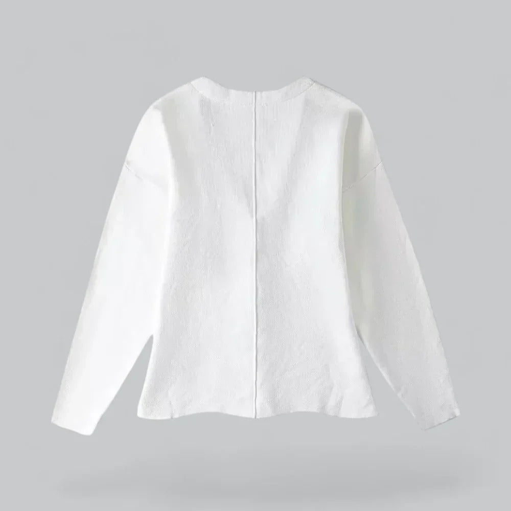 Eleganter weicher Strick-Cardigan mit V-Ausschnitt für Damen | Ideal für alle Jahreszeiten