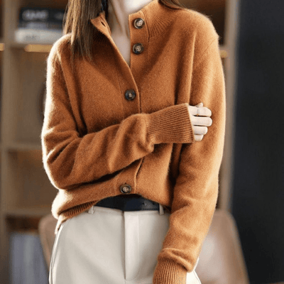Anny | Luxuriöser Cashmere Strickcardigan