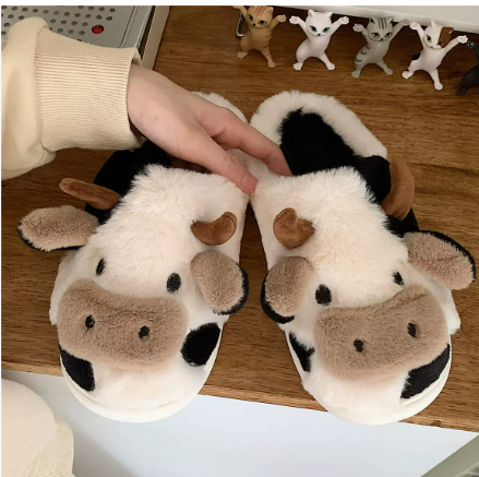 Damen Gemütliche Tiermotiv Hausschuhe | Indoor