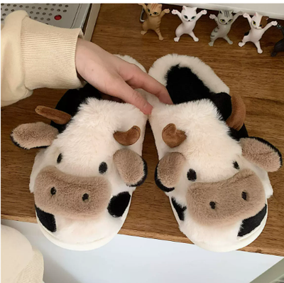 Damen Gemütliche Tiermotiv Hausschuhe | Indoor