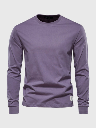 Pullover Herren Langarmshirt Rundhals | Basic Style