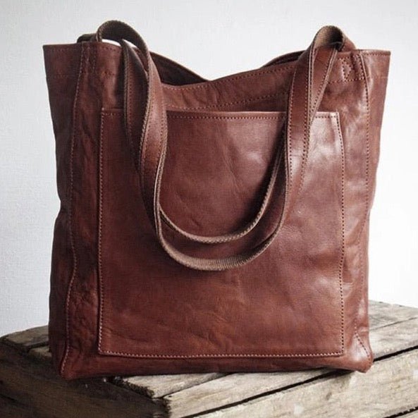 Luxuriöse vegane Lederhandtasche – Geräumige & stilvolle Tasche