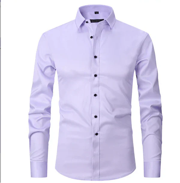 Formelles Langarmhemd Für Herren | Tailliert