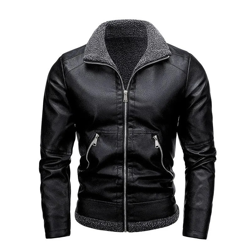 Marc® | Elegante Lederjacke aus Fleece