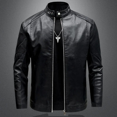 Friedhelm® | Elegante Herren-Lederjacke und Bikerjacke