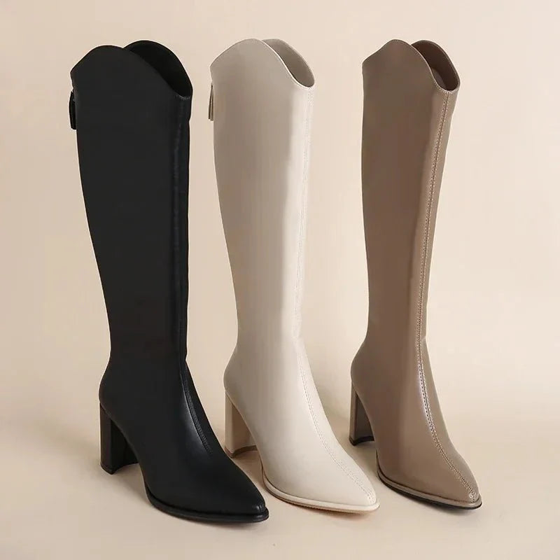 Adeline Kniehohe Stiefel