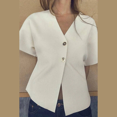 Alba Zweiknopf-Bluse