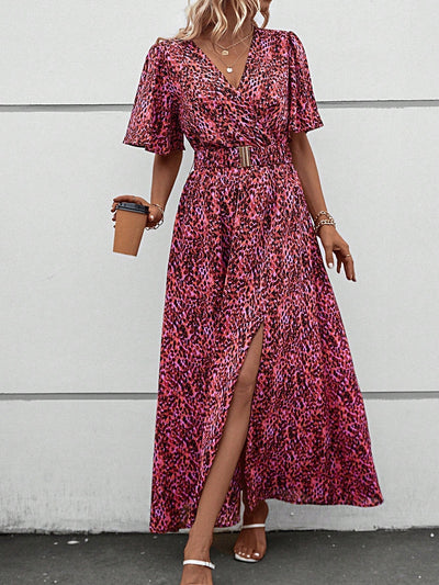 Attina Maxikleid mit Schmetterlingsärmeln