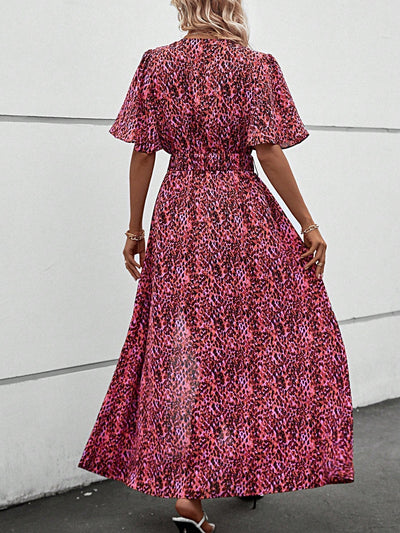 Attina Maxikleid mit Schmetterlingsärmeln