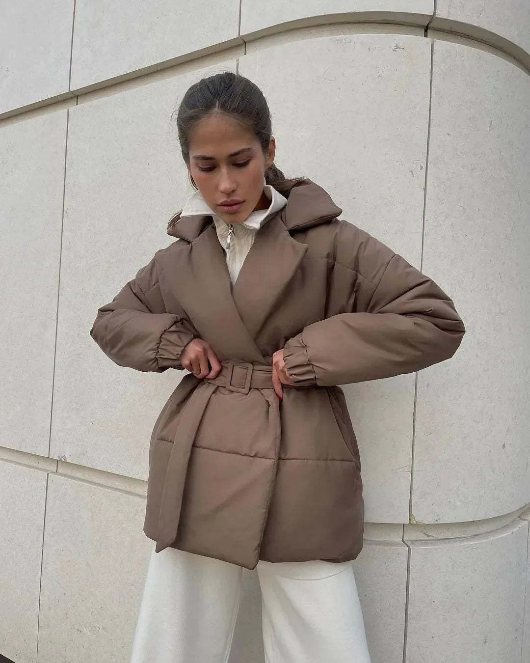 Dulcian Gürtel-Pufferjacke