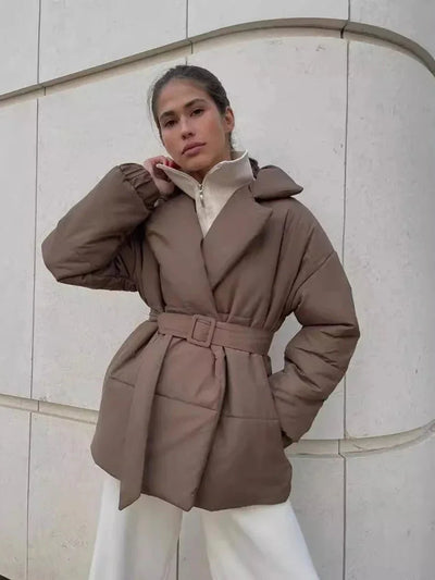 Dulcian Gürtel-Pufferjacke