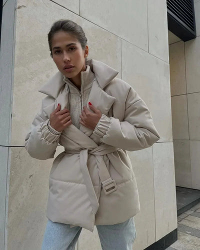 Dulcian Gürtel-Pufferjacke