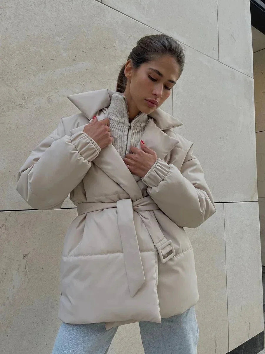 Dulcian Gürtel-Pufferjacke