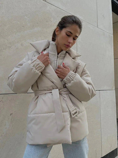Dulcian Gürtel-Pufferjacke