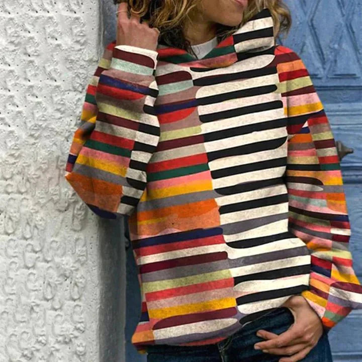 Ebba Mehrfarbiger Pullover