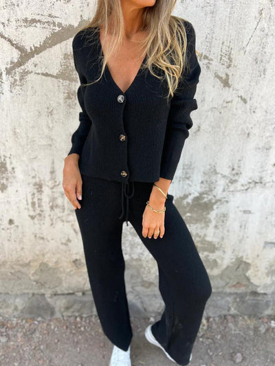 Eleanor Strickjacke und Hose Set