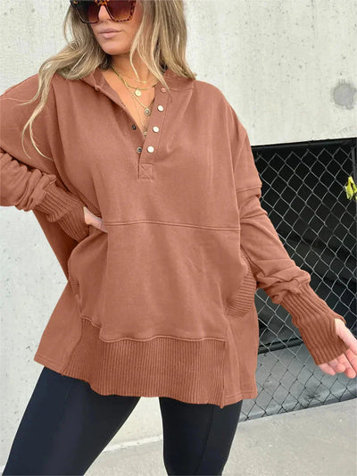 Emmanuelle Hoodie mit Handwärmern