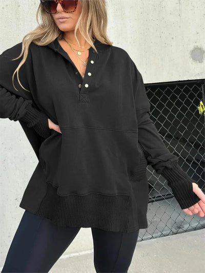 Emmanuelle Hoodie mit Handwärmern