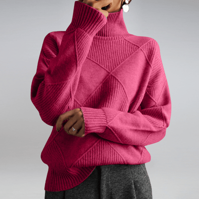 Everly Strick-Rollkragenpullover