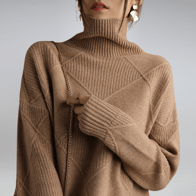 Everly Strick-Rollkragenpullover