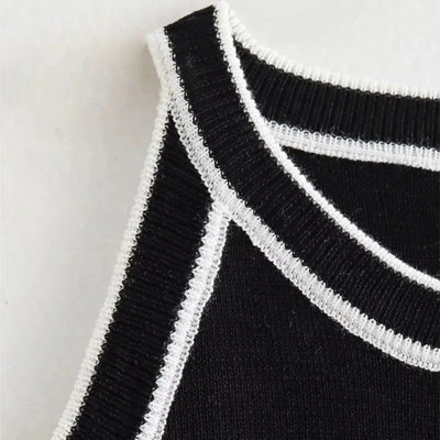 Florrie Strick-Tanktop im Slim-Fit