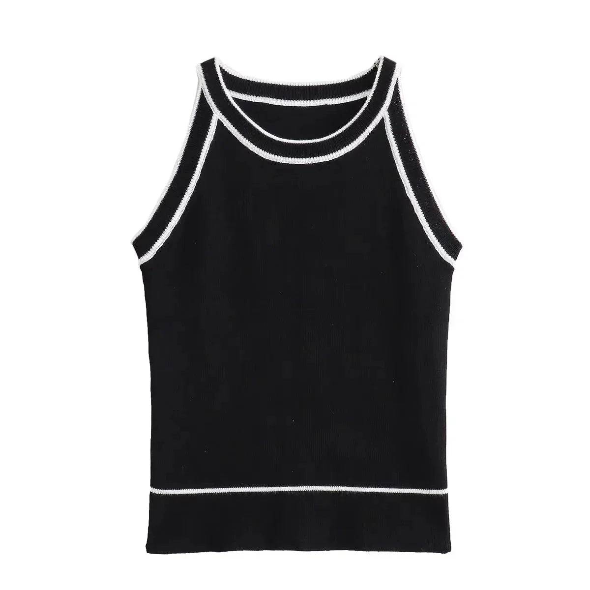 Florrie Strick-Tanktop im Slim-Fit