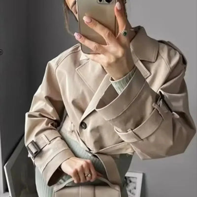 Hyacinth Gekürzter Trenchcoat