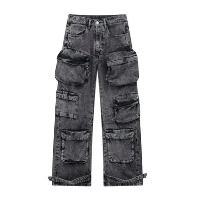 Ines Streetwear-Jeans mit Weitem Bein