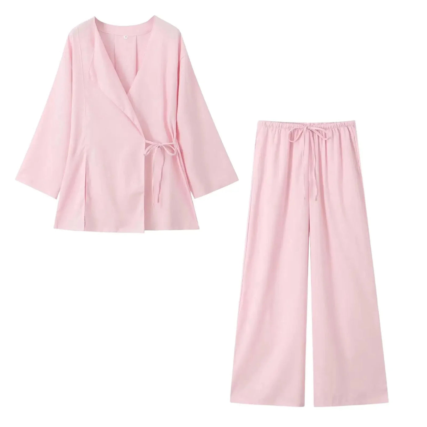 Jezebel Wickel-Bluse und Hose Set