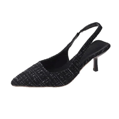 Judith Spitz Zulaufende Slingback-Absätze