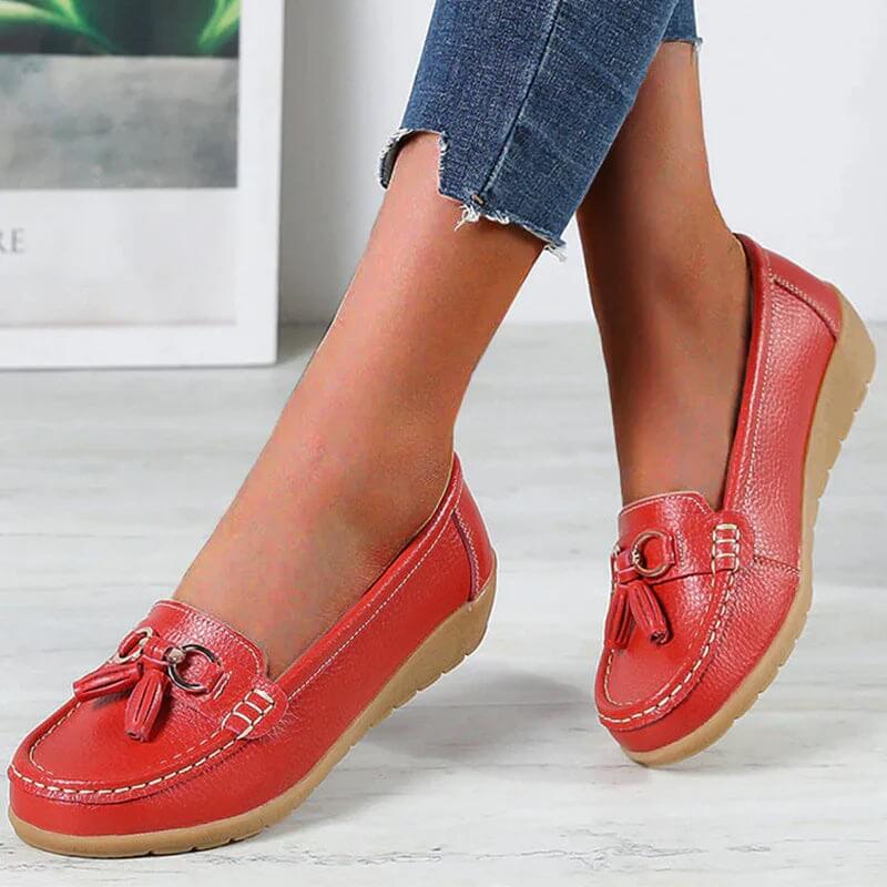 Lederloafer für Damen