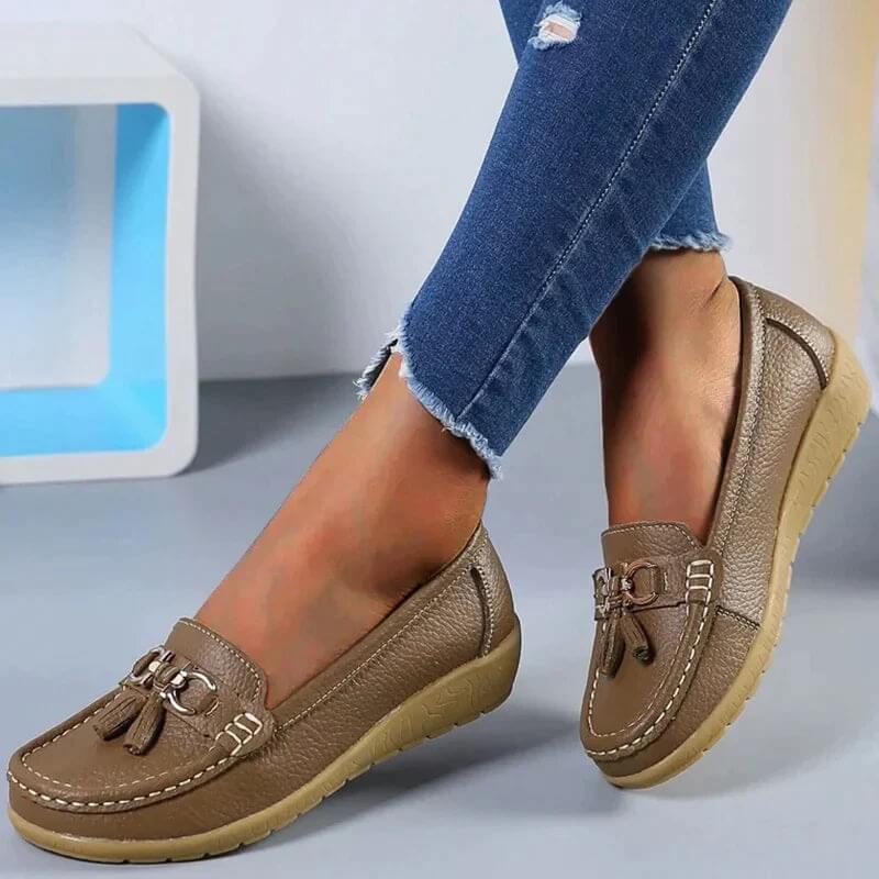 Lederloafer für Damen