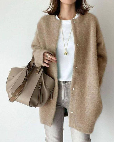 Letitia Mittellange Strickjacke