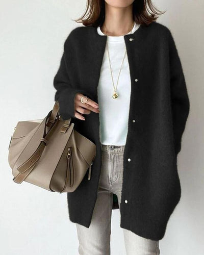 Letitia Mittellange Strickjacke