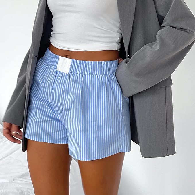 Lily Gestreifte Shorts