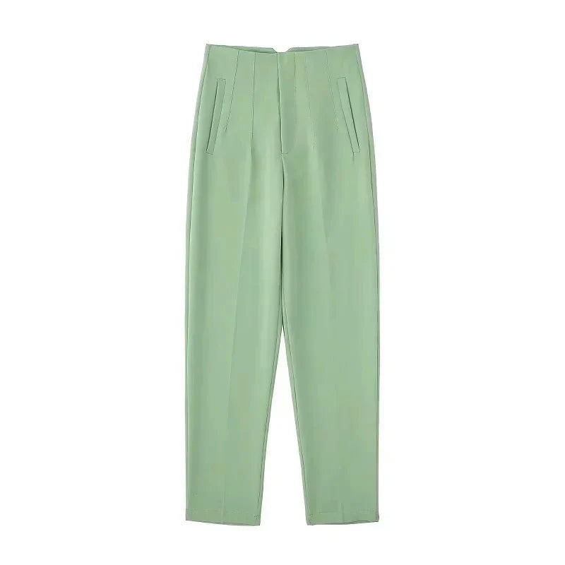 Maryanne - Formelle Cropped-Hose - Hochtaillierter Stil