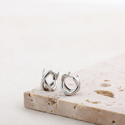 Micara - Crossover Hoops - Ohrringe