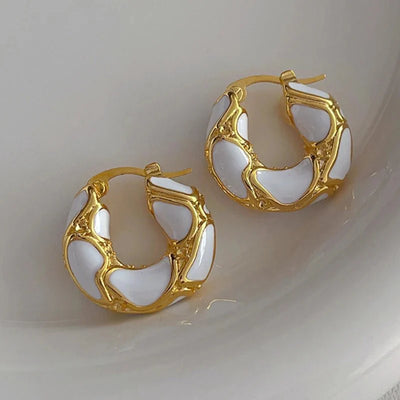 Micara - Golden Mosaic - Ohrringe