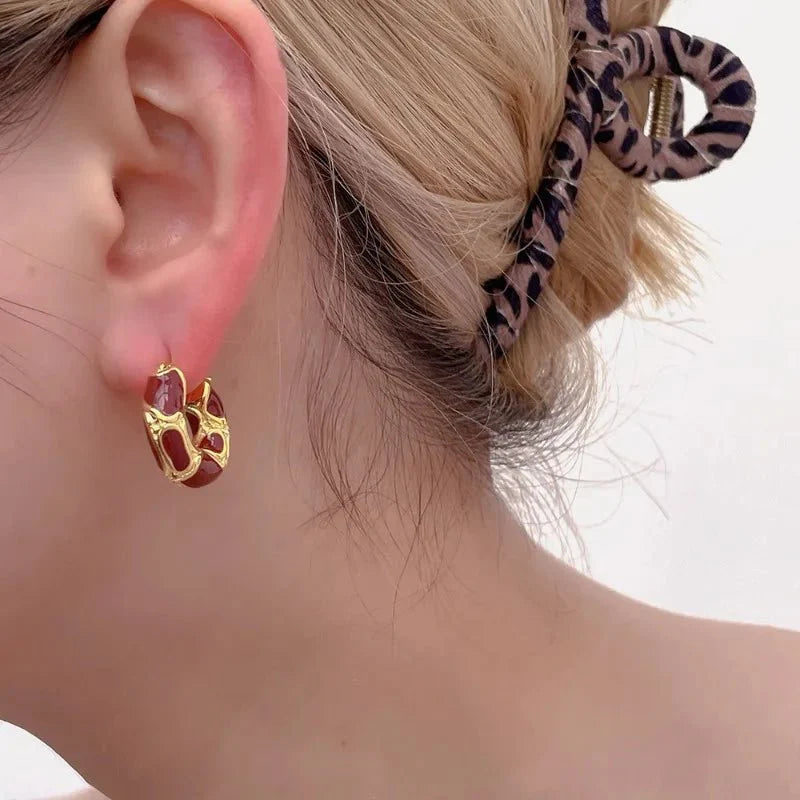 Micara - Golden Mosaic - Ohrringe