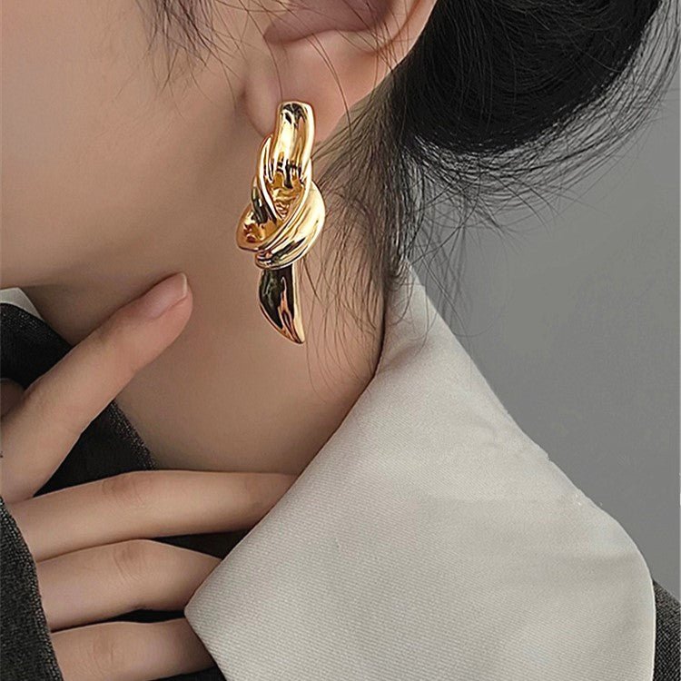 Micara - Golden Weave - Ohrringe