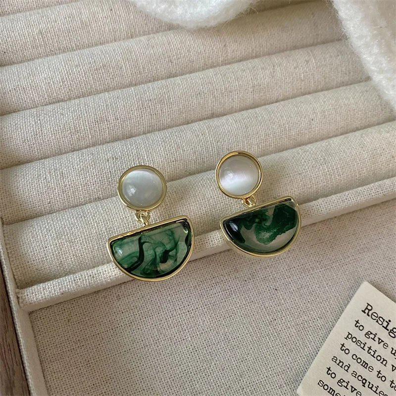 Micara - Jade Moon - Ohrringe