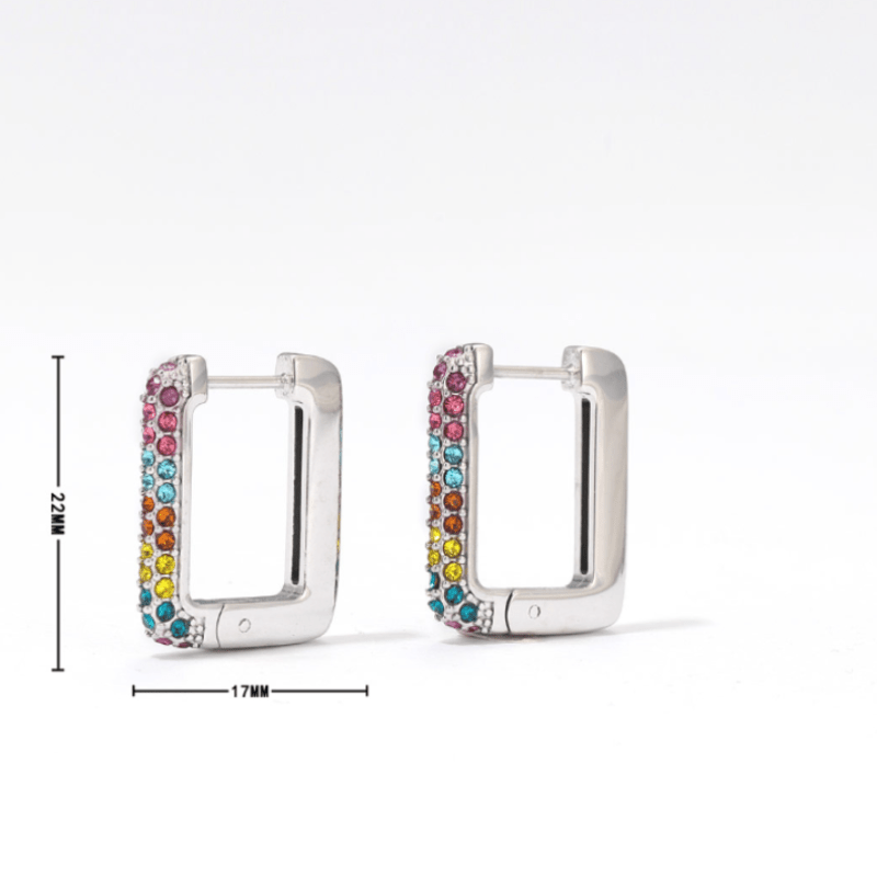 Micara - Radiant Squares - Ohrringe